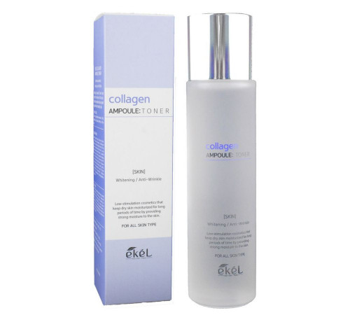 Ekel Тонер для лица ампульный c коллагеном / Collagen Ampoule Toner, 150 мл