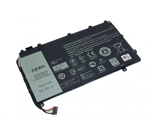 Аккумуляторная батарея для ноутбука Dell Latitude 13 7000 (271J9) 11.1V 2700mA 30Wh