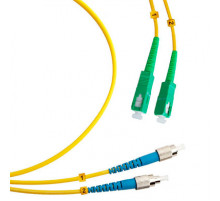 Cabeus FOP(d)-9-SC/APC-FC/UPC-5m Шнур оптический duplex SC/APC-FC/UPC 9/125 sm 5м LSZH