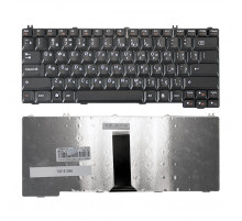 Клавиатура для ноутбука Lenovo IdeaPad C100, C200, C430, C460Series. Плоский Enter. Черная, без рамки. PN: 25-007500.