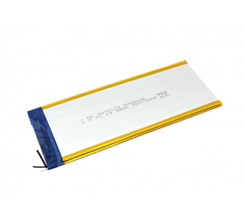 Аккумулятор Li-Pol (батарея) 3.3*75*179мм 3pin 3.7V/5400mAh