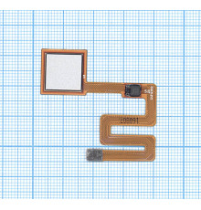 Шлейф со сканером отпечатка пальца для Xiaomi Redmi Note 4 серебро