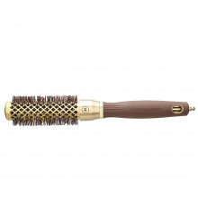 Olivia Garden Термобрашинг для укладки волос / Expert Blowout Shine Wavy Bristles ID2048/OGBNT24, 25 мм, коричневый