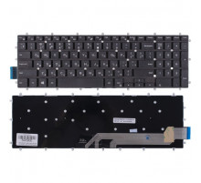 Клавиатура для ноутбука Dell Inspiron G3 15-5565, 15-5570, 15-7566, 17-5775, 15-3579, 15-3779, G5 15-5587, G7 15-7588 черная, без рамки