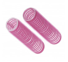 Dewal Beauty Бигуди-липучки DBL-24, 24 мм, розовый, 10 шт.
