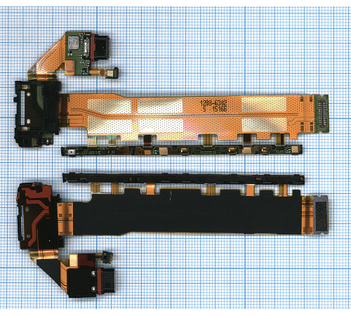 Шлейф разъема питания с микрофоном для Sony Xperia Z3+/Z4 Dual SIM D6553