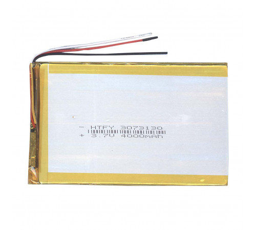 Аккумулятор Li-Pol (батарея) 3*73*130мм 3pin 3.7V/4000mAh