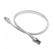 Патч-корд RJ45 - RJ45, 4 пары, FTP, категория 5е, 3 м, белый LSZH, LANMASTER LAN-PC45/S5E-3.0-WH
