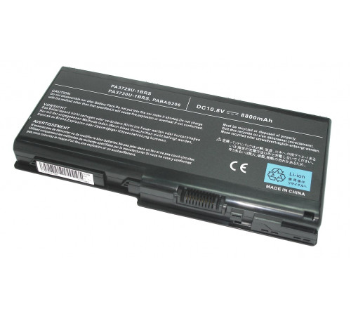 Аккумуляторная батарея для ноутбука Toshiba Satellite P500 (PA3730U-1BRS) 10.8V 8800mAh OEM черная