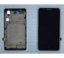 Дисплей для Lenovo A536 черный с рамкой