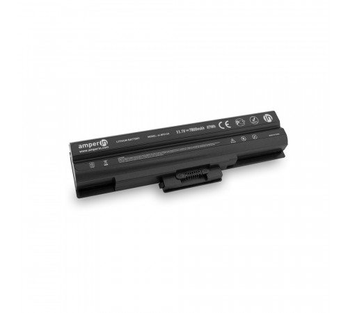 Аккумуляторная батарея Amperin для ноутбука Sony Vaio VGN-AW 11.1V 6600mAh (73Wh) черная AI-BPS13H