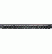 Патч-панель 19", 24 порта RJ-45, категория 6, UTP, 1U, MDX-PPR-UTP6-24