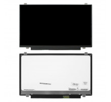Матрица для ноутбука 14" 1600x900 HD+, 40 pin LVDS, Slim, LED, TN, крепления сверху/снизу (уши), матовая. PN: N140FGE-LA2 Rev.C2.