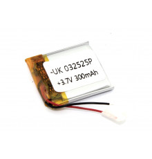 Аккумулятор Li-Pol (батарея) 3*25*25мм 2pin 3.7V/300mAh