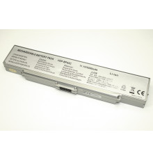 Аккумуляторная батарея для ноутбука Sony Vaio VGN-FE VGN-FS (VGP-BPS2) 11.1V 5200mAh OEM серебристая