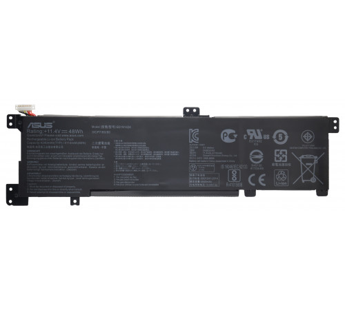 Аккумулятор для Asus A401L, A401U, K401L, K401U (B31N1424), 48Wh, 4240mAh, 11.4V