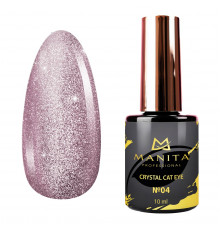 Manita Professional Гель-лак для ногтей с эффектом кошачьего глаза / Crystal Cat Eye №04, 10 мл