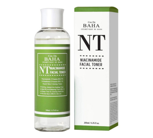 Cos De BAHA Тонер для проблемной кожи с ниацинамидом / NT Niacinamide 5% Facial Toner, 200 мл