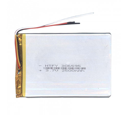 Аккумулятор Li-Pol (батарея) 3*65*95мм 3pin 3.7V/2500mAh