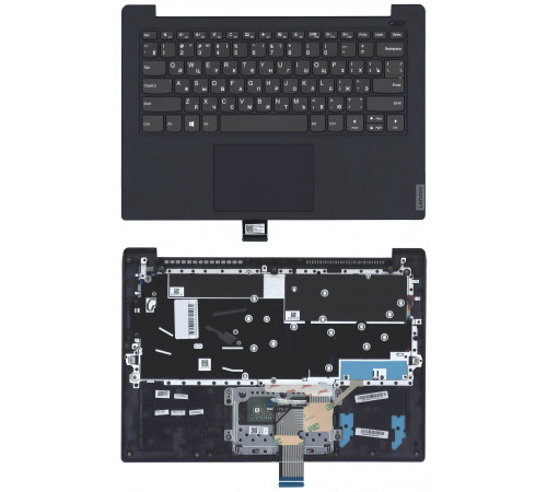 Клавиатура для ноутбука Lenovo IdeaPad S340-14 топкейс dark blue