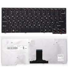 Клавиатура для ноутбука Lenovo IdeaPad S10-3, S10-3S, S100, S100C черная, ver.1