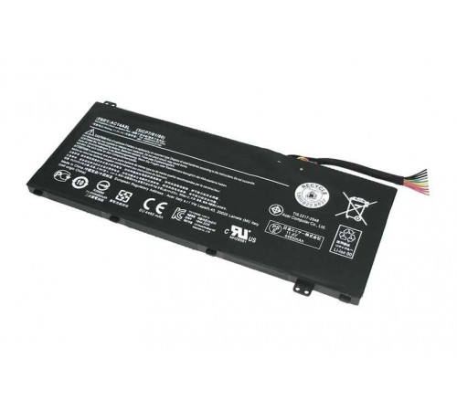 Аккумулятор для Acer (AC14A8L) Aspire V NITRO VX5-591G, VN7-591G, VN7-791G, VN7-791G, VN7-571G, 5360mAh, 61,9Wh, 11.55V