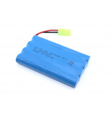 Аккумулятор Ni-Cd 9,6V 1400mAh AA Flatpack разъем Tamiya