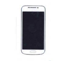 Дисплей для Samsung Galaxy S4 Zoom SM-C101 белый с рамкой