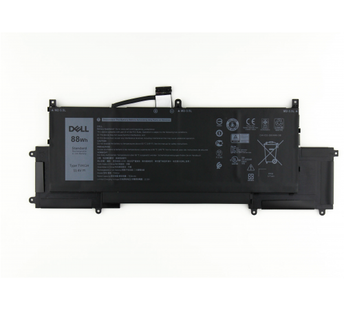 Аккумулятор для Dell Latitude 9510, (TVKGH), 88Wh, 7334mAh, 11.4V