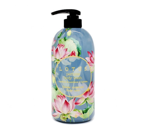 Jigott Парфюмированный гель для душа с экстрактом лотоса / Lotus Perfume Body Wash, 750 мл