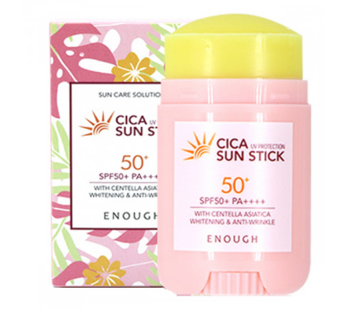 Enough Стик солнцезащитный для лица и тела с центеллой / Cica Sun Stick SPF50+/PA++++, 20 г