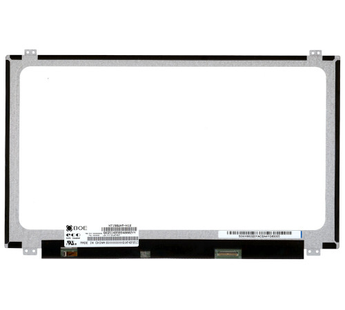 Матрица 15.6", 1366x768, LED, 30 pins EDP, SLIM, уши вверх/вниз, Матовая, P/N: NT156WHM-N12, N156BGE-EA2