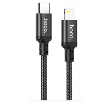 Кабель USB-C HOCO X14 Double speed Type-C - Lightning, 3A, 20W, 2 м, черный