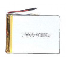 Аккумулятор Li-Pol (батарея) 3*65*85мм 3pin 3.7V/1700mAh