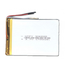 Аккумулятор Li-Pol (батарея) 3*65*85мм 3pin 3.7V/1700mAh