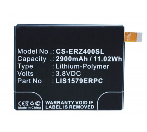 Аккумулятор CS-ERZ400SL LIS1579ERPC (AGPB015-A001) для Sony Xperia Z3+ Dual E6533 3.8V / 2900mAh