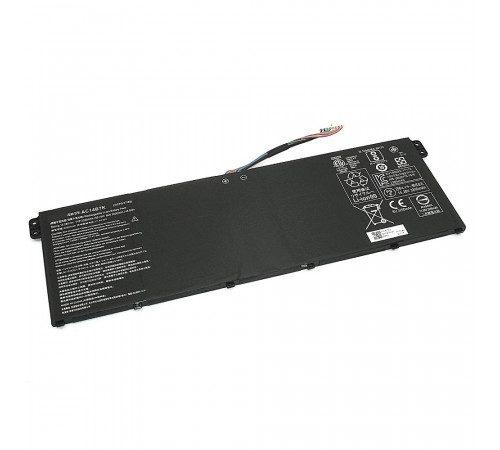 Аккумуляторная батарея для ноутбука Acer Aspire Swift 3 SF3 (AC14B7K) 15.28V 3320mAh черная