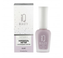 IQ Beauty Укрепитель для ногтей с коллоидным золотом / Gold Hardener Lilac, 12,5 мл