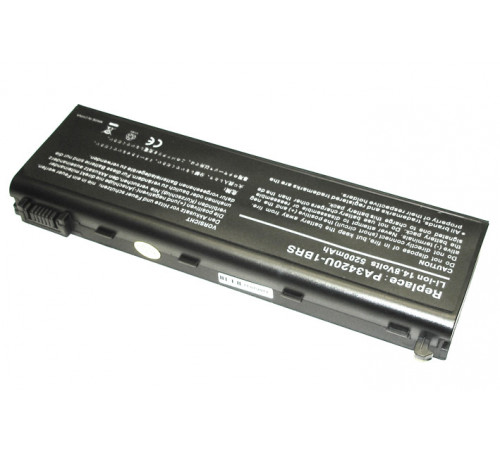 Аккумуляторная батарея для ноутбука Toshiba Satellite L30 (PA3450U) 5200mAh OEM черная