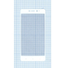 Защитное стекло Полное покрытие для Xiaomi Redmi 4 Prime белое