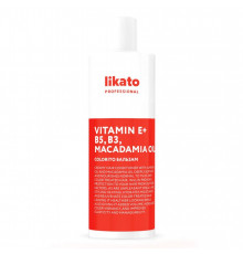 Likato Бальзам для окрашенных волос / Colorito Vitamin E + B5, B3, Macadamia Oil, 400 мл