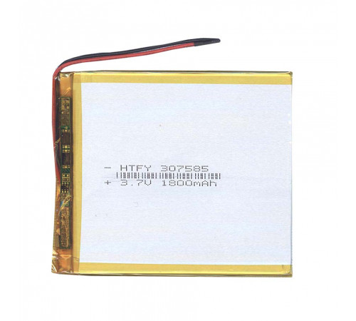 Аккумулятор Li-Pol (батарея) 3*75*85мм 2pin 3.7V/1800mAh