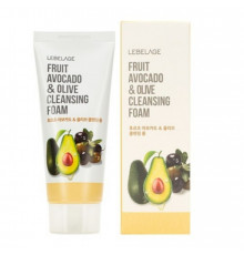 Lebelage Пенка для умывания с экстрактом авокадо и оливы / Fruit Avocado & Olive Cleansing Foam, 100 мл