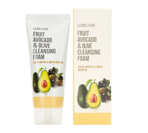 Lebelage Пенка для умывания с экстрактом авокадо и оливы / Fruit Avocado & Olive Cleansing Foam, 100 мл