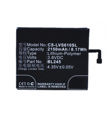 Аккумулятор CS-LVS610SL BL245 для Lenovo S60 3.8V / 2150mAh / 8.17Wh