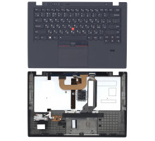 Клавиатура для ноутбука Lenovo ThinkPad X1 Carbon 1st Gen 2013 топ-панель черная