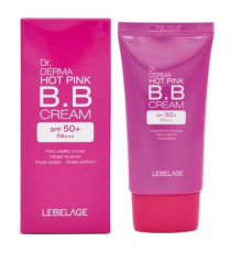 Lebelage BB-крем увлажняющий с экстрактом розы / Dr. Derma Hot Pink BB Cream Spf 50+ Pa+++, 30 мл