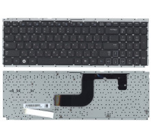 Клавиатура для ноутбука Samsung RC510, RC520 черная, без рамки