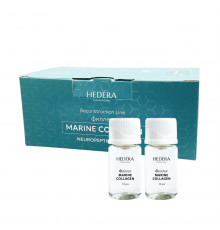 Hedera Professional Филлер для восстановления тонких, слабых волос / MARINE COLLAGEN, 10 мл x 10