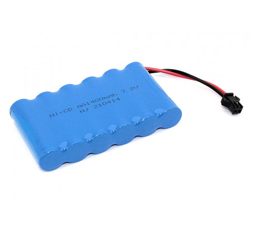 Аккумулятор Ni-Cd 7.2V 1400 mAh AA Flatpack разъем SM